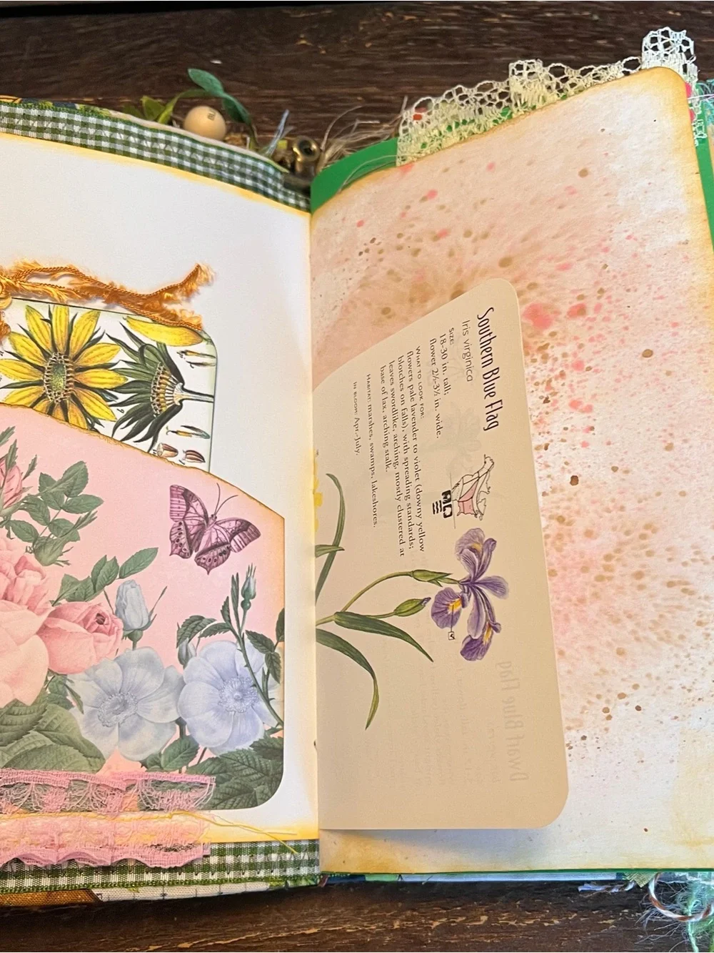Junk Journal Nature Music Christian Faith Based Softcover Decorated 3 Sig